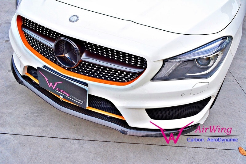 Benz C117-CLA  AMG carbon Front Splitter Insert 03